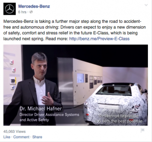 mercedes benz social media campagin