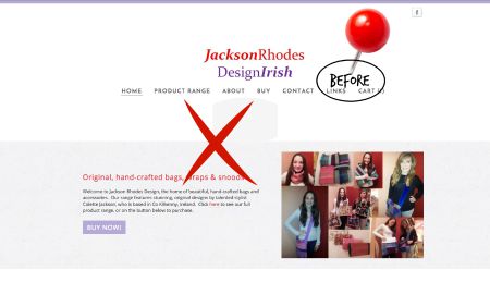 Jackson Rhodes website before
