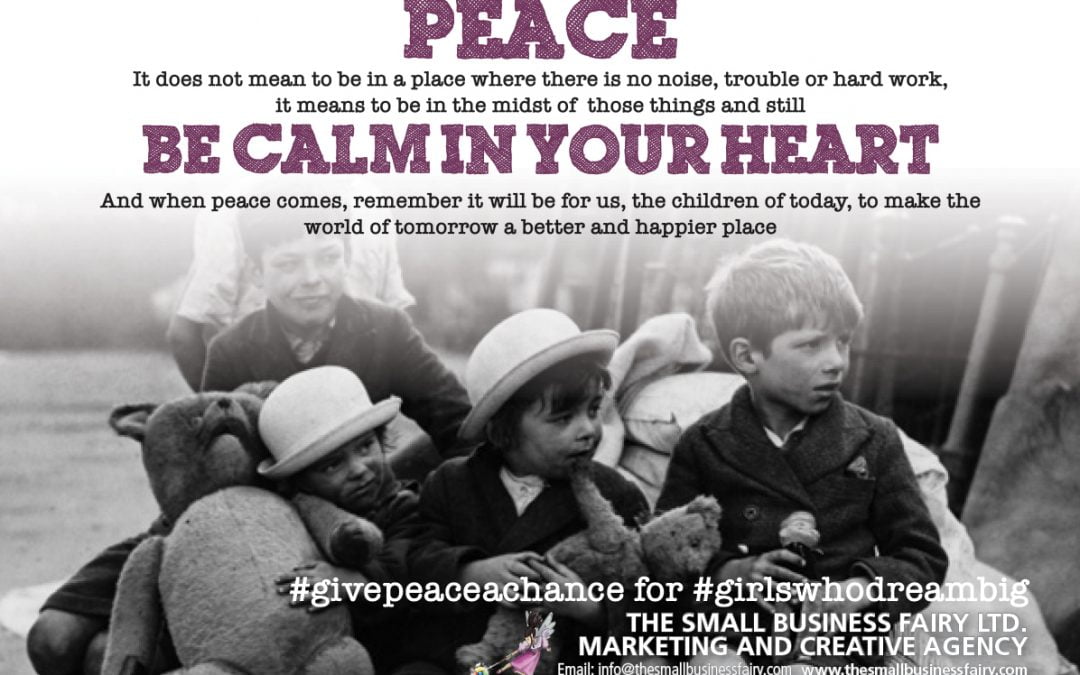 The Small Business Fairy Peace Booklet Advert