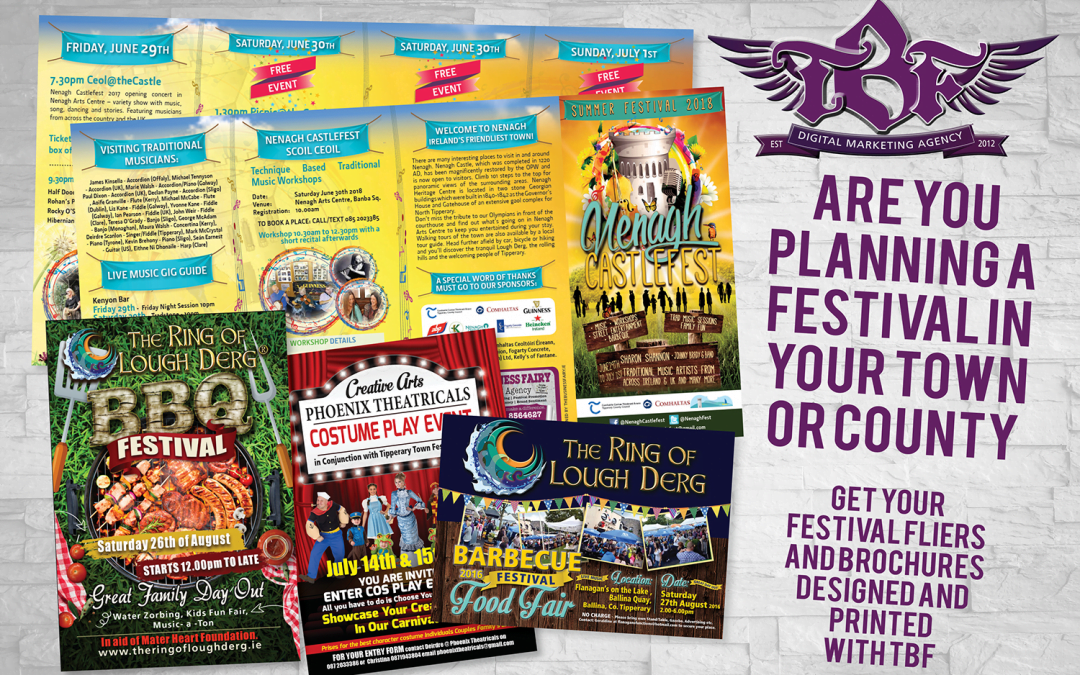 Event brochures need to be a balance between the impactful and informative